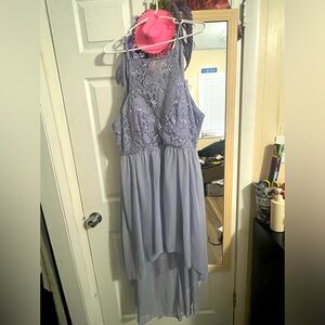 Adorable purple dress for homecoming!